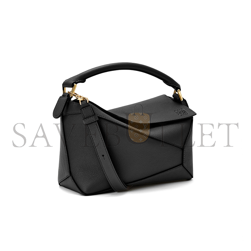 LOEWE SMALL PUZZLE EDGE BAG IN SOFT GRAINED CALFSKIN A510P60XAW (24*16.5*10.5cm)